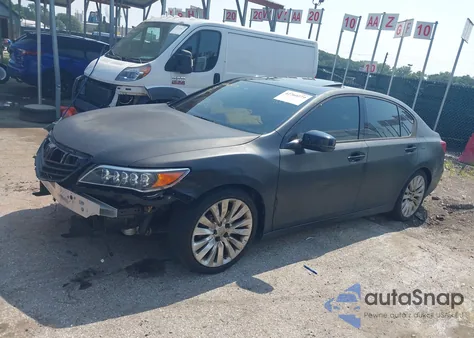 2016 Acura Rlx Advance Package z USA, uszkodzony, nr VIN JH4KC1F93GC001680